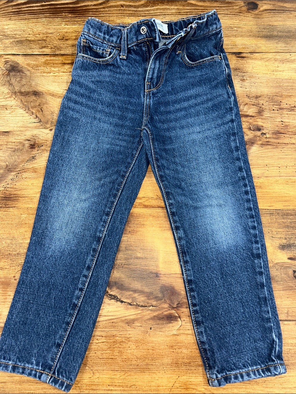 4T Toddler Boys’ Old Navy Slouchy Straight Denim Blue Jeans